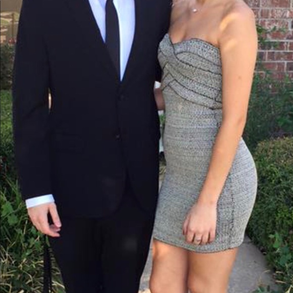 Strapless mini dress - Picture 4 of 4